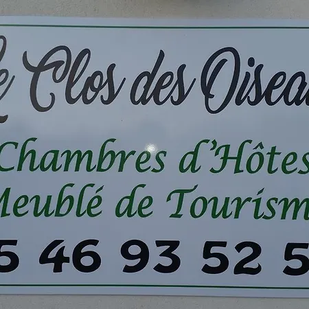 Bed & Breakfast Le Clos Des Oiseaux